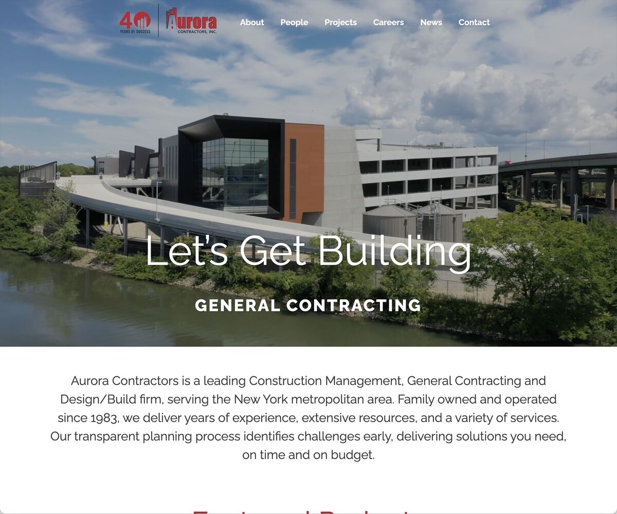 Aurora Contractors Webpage